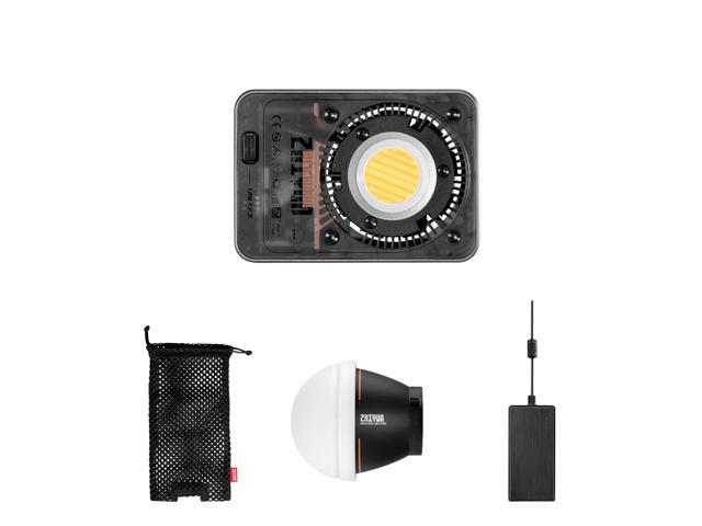 Zhiyun PLX105 MOLUS X60 60W Bi-Color Pocket COB LED Light, Bundle with 9.5' Pro Air-Cushioned Light Stand