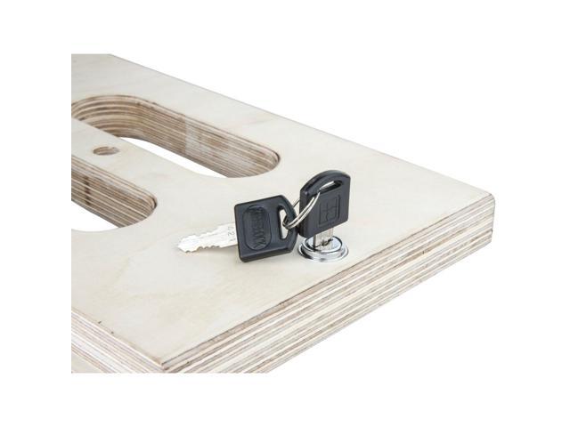Kupo Lockable Sliding Cover for Full-Size 4-In-1 Nesting Apple Box, Natural
