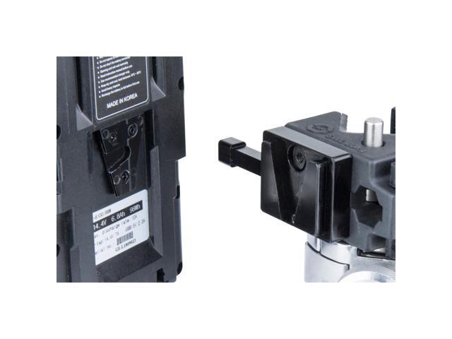 Kupo Super Convi Clamp with V-Lock Set, Black