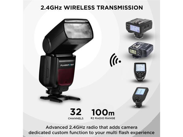 Flashpoint Zoom Li-on III R2 On-Camera Speedlight Flash, Non-TTL #FPLFSMZLIII