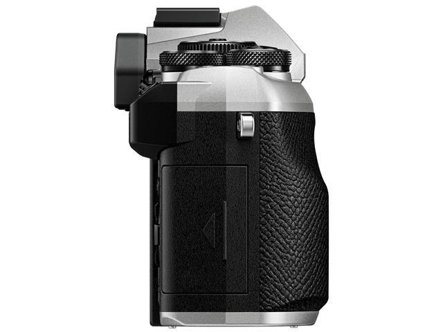 Olympus - V210070SU000 4K Video Mirrorless Camera Body Only - Silver - image 7