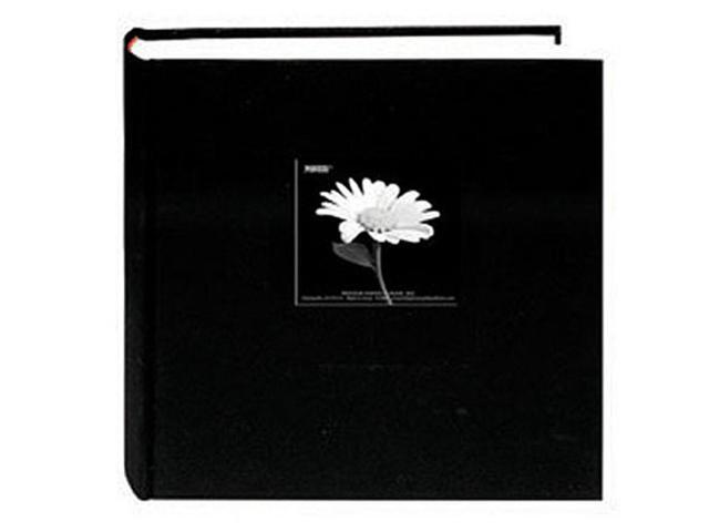 fabric frame cover photo album 200 pockets hold 5x7 photos, deep black