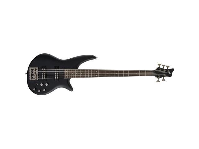 Jackson JS Series Spectra Bass JS3V Electric Guitar, Laurel Fingerboard, Satin Black
