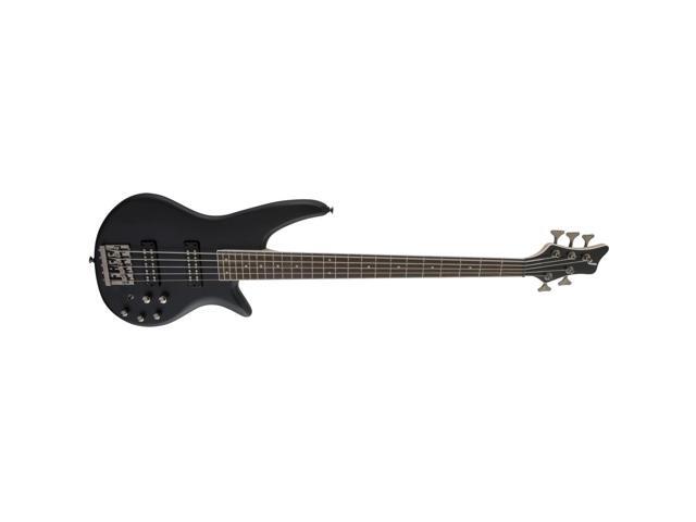 Jackson JS Series Spectra Bass JS3V Electric Guitar, Laurel Fingerboard, Satin Black