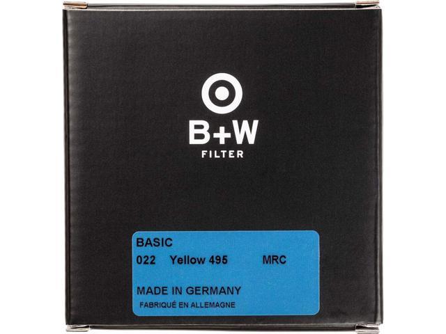 B + W 40.5mm Basic 022M MRC Filter, Yellow 495