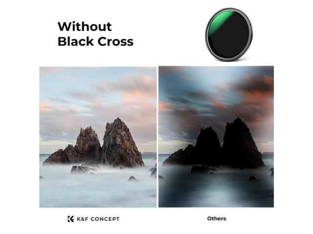 K & F Concept 82mm Nano-X ND8-128 3-7 Stop Magnetic Variable Neutral Density Lens Filter