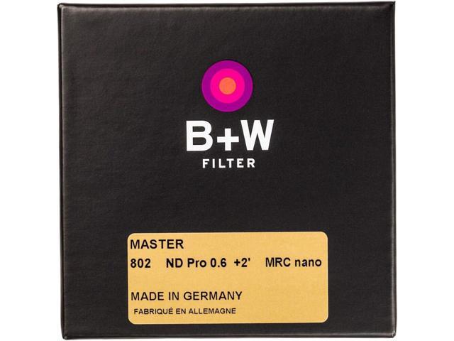 B + W 77mm Master 802M ND 0.6 2-Stop MRC Nano Neutral Density Filter