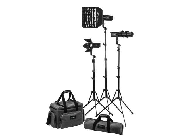 CLAR S30 Focusing LED Light 3-Light Kit (Godox S30-D) #CL-S30-D