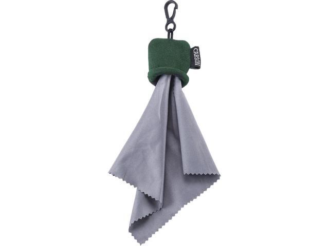 Carson Stuff-It Pro 8x8' Microfiber Lens Cleaning Cloth with Protective Pouch, Green