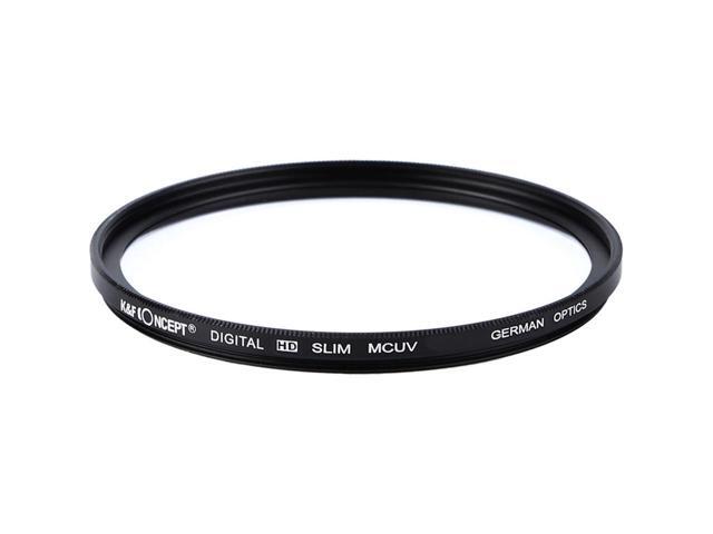 K & F Concept 62mm Green Multi-Coated Schott B270 German Optics Slim UV Lens Filter