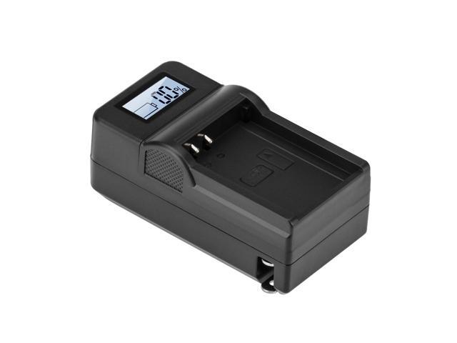 Green Extreme Compact Smart Charger with LCD Screen for Olympus BLN-1
