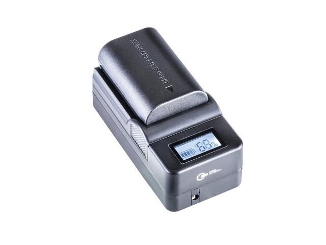 Green Extreme Compact Smart Charger with LCD Screen for Canon BP-945
