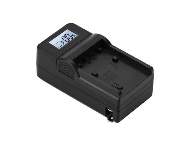 Green Extreme Compact Smart Charger with LCD Screen for Sony P, H, and V Series