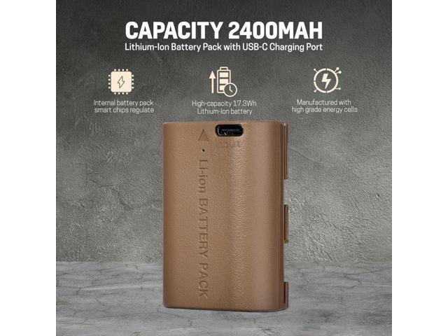 Green Extreme LP-E6P 17.3Wh 7.2V 2400mAh Lithium-Ion Battery Pack with USB-C Charging Port