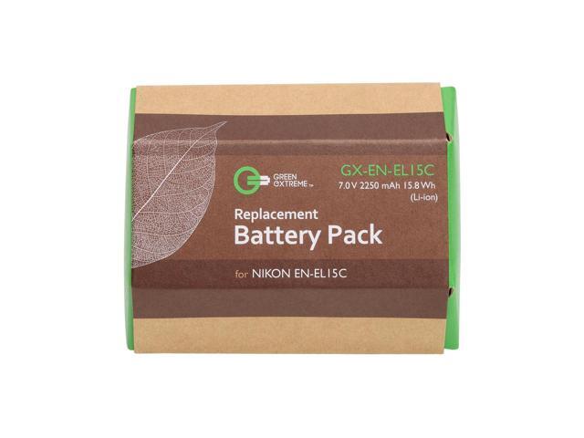 Green Extreme EN-EL15c 7V 2250mAh Lithium-Ion Battery Pack