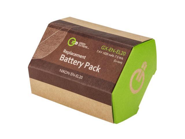 Green Extreme EN-EL20 Lithium-Ion Battery Pack (7.4V 1020mAh)