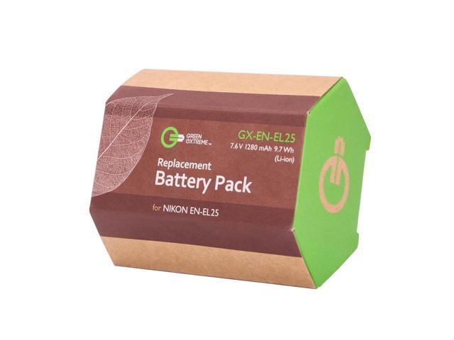 Green Extreme EN-EL25 7.6V 1280mAh Lithium-Ion Battery Pack