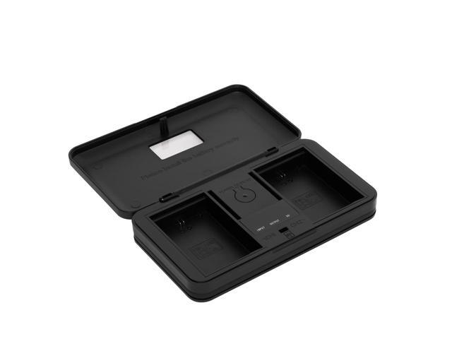 Green Extreme USB LCD Dual Charger Case for Canon LP-E6/LP-E6NH Battery