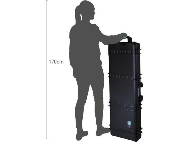 HPRC 5400 Wheeled Waterproof Hard Case with 2x Internal Soft Case, Black