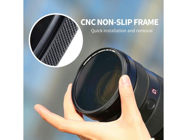 K & F Concept 52mm 3-Piece Magnetic Lens Filter Kit with MCUV, CPL and ND1000 HD Filters