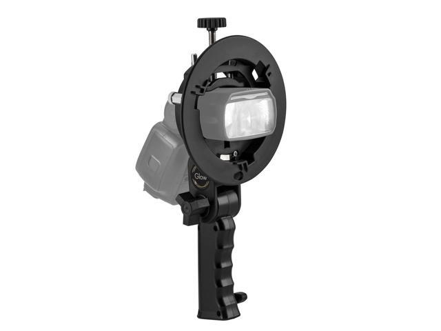 Glow Handheld Grip S-Type Bracket Bowens Mount Holder for Speedlite Flash Softbox