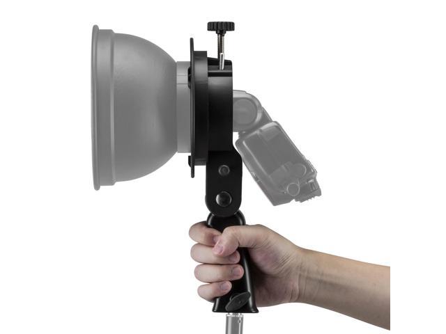 Glow Handheld Grip S-Type Bracket Bowens Mount Holder for Speedlite Flash Softbox