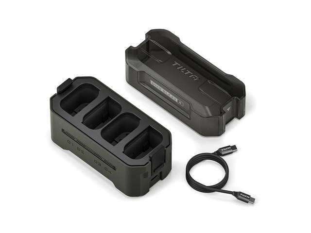 Tilta 4-Channel Portable Charging Station for DMW-BLK22 Battery, Green