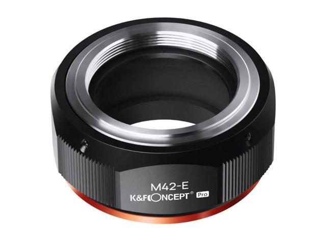 K & F Concept KF M10105 High-precision Lens Adapter Ring, Matte Paint, Orange Secondary Oxide, M42-NEX PRO