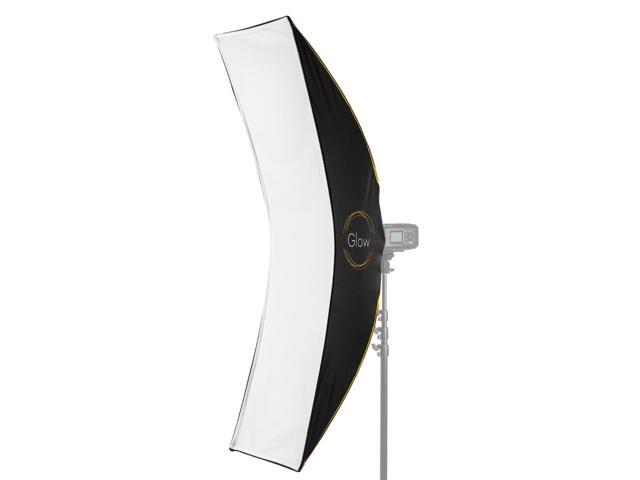 Glow EZ Lock 16x60' ARC Curved Strip Light Softbox Bowens Mount Softbox for Strobes, Monolights & other Lights Transforms into Curved Reflector...