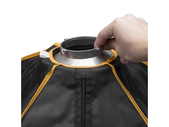 Glow EZ Lock Quick Softbox Speedring Insert 130mm for Multiblitz-Small