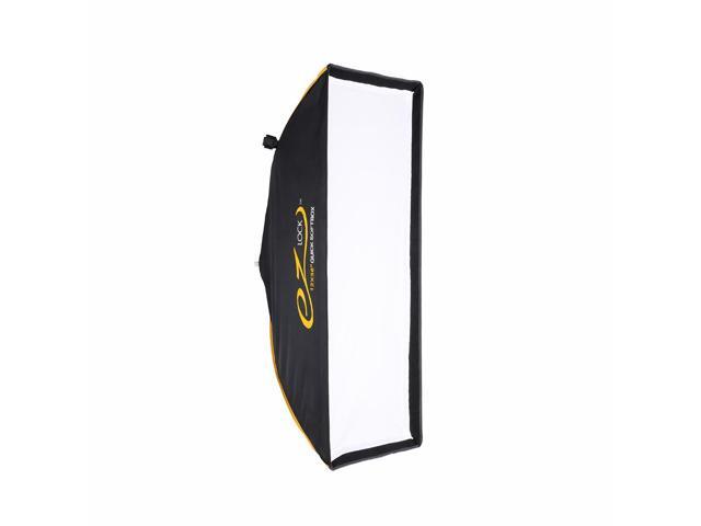 Glow EZ Lock 12x36' Quick Strip Rectangular Bowens Mount Softbox w/External & Internal Diffusers, Deflector Disk, Grid, Soft box Speedring Adapter...
