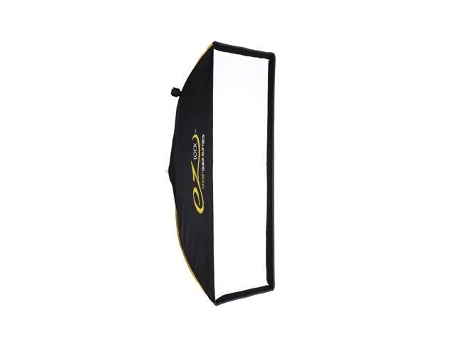 Glow EZ Lock 12x36' Quick Strip Rectangular Bowens Mount Softbox w/External & Internal Diffusers, Deflector Disk, Grid, Soft box Speedring Adapter...