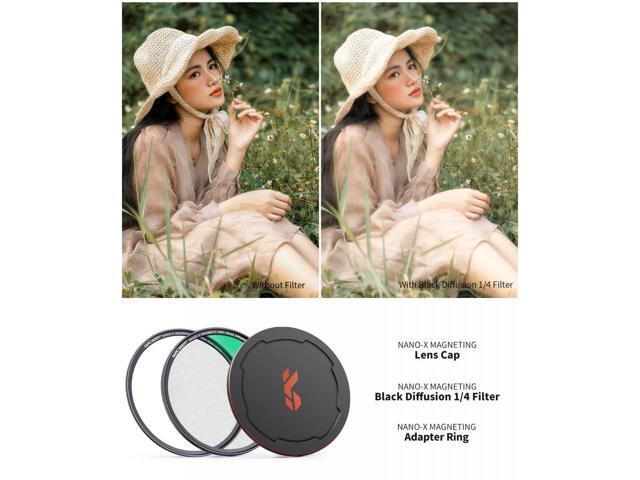 K & F Concept 77mm Nano-X 1/4 Black Soft Diffusion Magnetic Filter