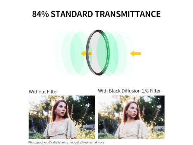 K & F Concept 58mm Nano-X 1/8 Black Soft Diffusion Magnetic Filter