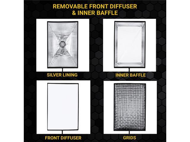 Glow EZ Lock 31x47' Quick Rectangular Softbox With Bowens Mount #EZ-SB-3147