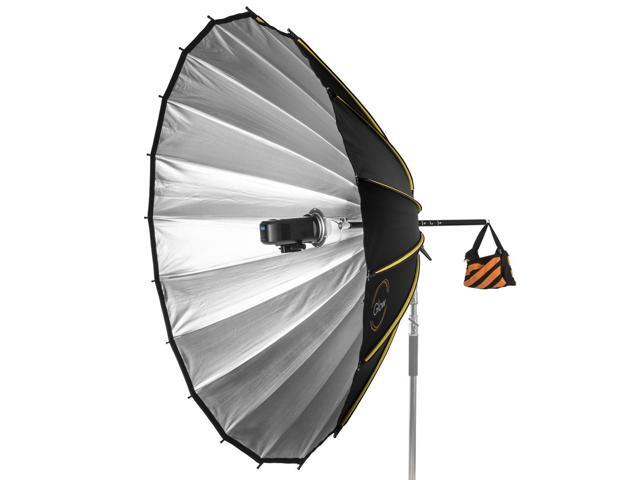 Glow Profond Quick-Open 70.8' Deep Parabolic Softbox with Focusing Rod System (180cm), Octadecagon Fiberglass Rod Round Soft Box with Bowens Mount...