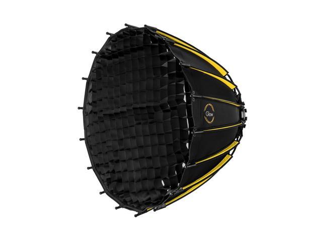 Glow Glow Profond Quick-Open 27.5' Deep Parabolic Softbox (70cm), Octadecagon Fiberglass Rod Round Soft Box with Interchangeable Bowens Mount is...
