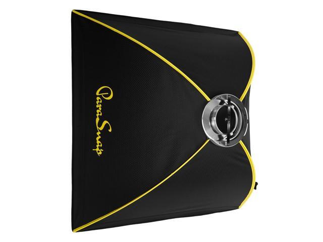 Glow ParaSnap 32x32' Square SterlingFibre Bowens Mount Softbox With External & Internal Diffusers, 144mm Bowens Speedring, Soft box Swap Speedring...