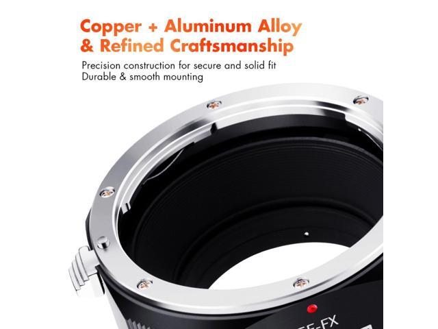 K & F Concept M12115 Canon EOS EF Lenses to Fujifilm X Lens Adapter Ring