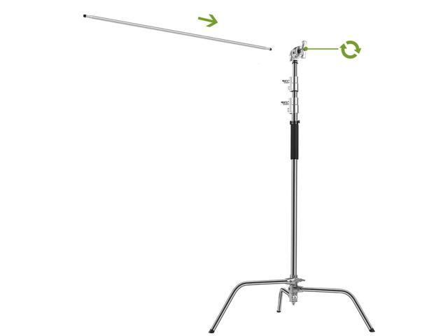 GVM C330 10.5' Turtle Base C-Stand and Grip Arm Kit, Chrome, 2-Pack #C330 K1
