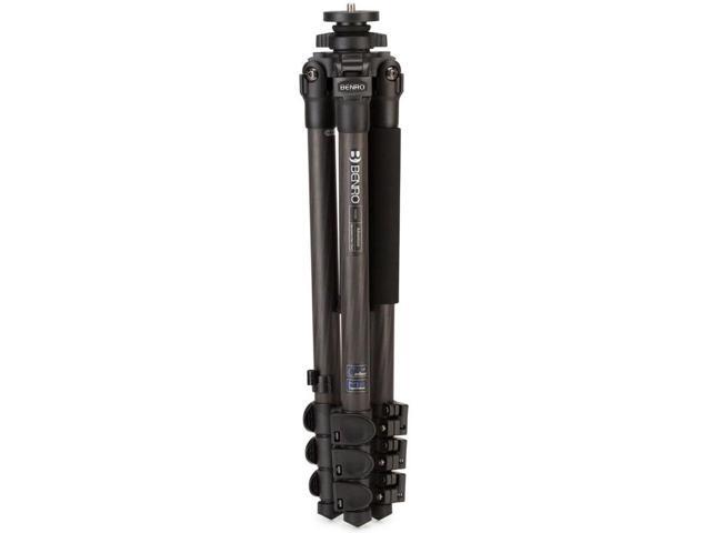 Benro TAD28C Series 2 4-Section Adventure 8X Carbon Fiber Tripod, Flip Lock
