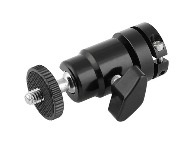 CAMVATE Versatile Support Holder Ball Head with 1/4'-20 Male Thread Mount and 15mm Rod Port