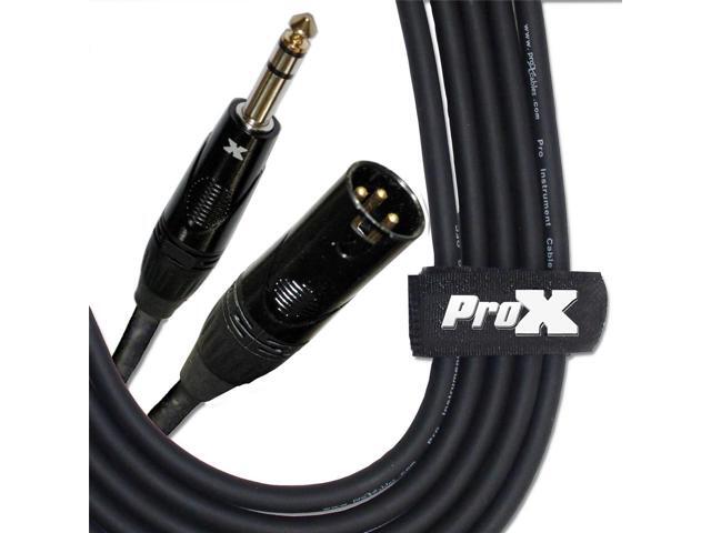 ProX XC-SXM25 25' XLR3-M to 1/4' TRS-M Balanced High Performance Audio Cable