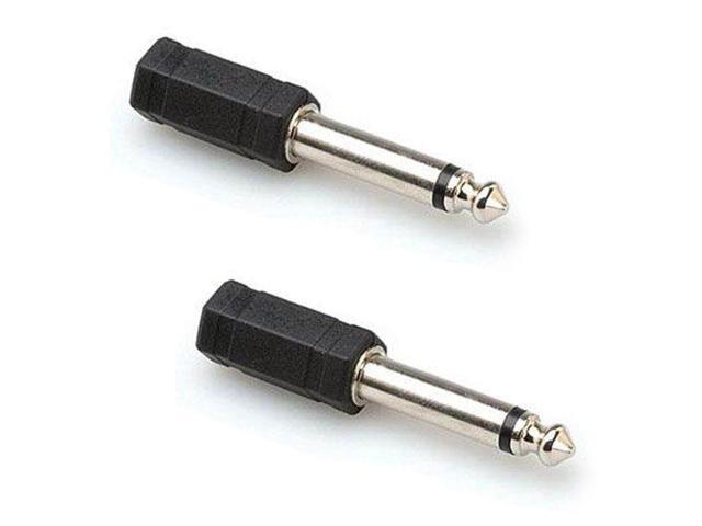 Hosa Technology 2x GPP-290 Analog Audio Adaptor 1/4' TRS to 1/4' TS