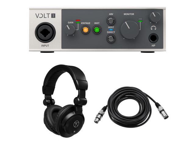 Universal Audio Volt 1 Portable 1x2 USB-C Audio/MIDI Interface, w/Accessory Kit