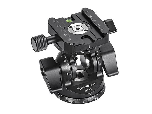 SunwayFoto DT-03R Tilt Head with Clamp for Monopod and Tripod