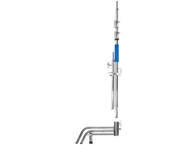 Savage Stainless Steel C-Stand with Grip Arm and Turtle Base Kit, 9.5'