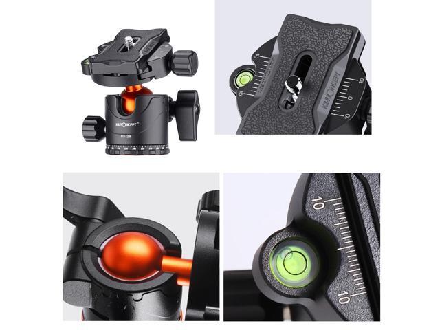 K & F Concept SA234 4-Section Aluminum DSLR Tripod with Ball Head