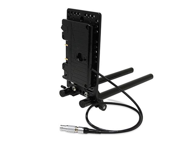 Core SWX 15mm Rail Mount Cheese Plate with 3-Stud Battery Plate and 10' 2-Pin Coil Cable for RED Komodo