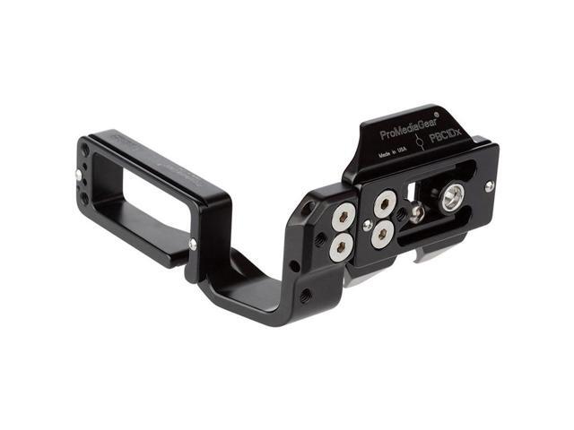 ProMediaGear PLC1Dx3 L-Bracket Plate with QD Strap Port for Canon 1Dx Mark III DSLR Camera